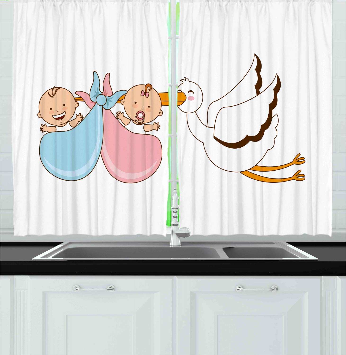 A Touch of Nature: The Stork Kitchen Curtains That Brought Life to Emma's Cafe