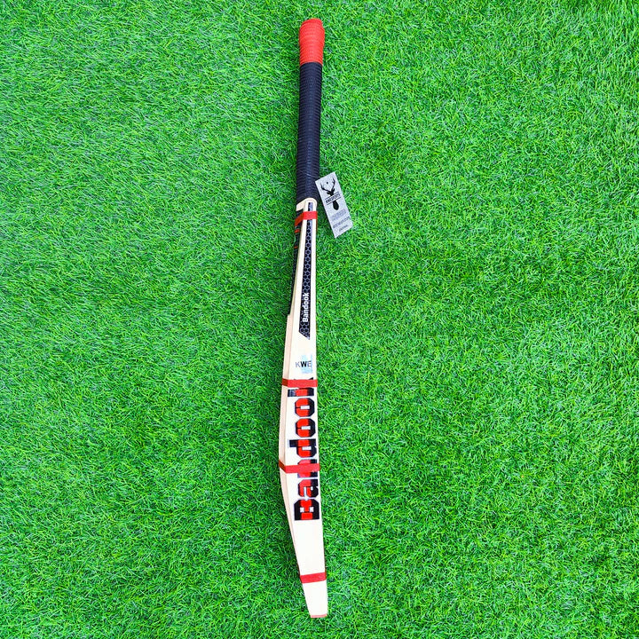 Premium Kashmir Willow Hard Tennis Bat - Bandook Player Edition Scoop Cut for Power & Control | Perfect for Competitive Matches & Training Sessions