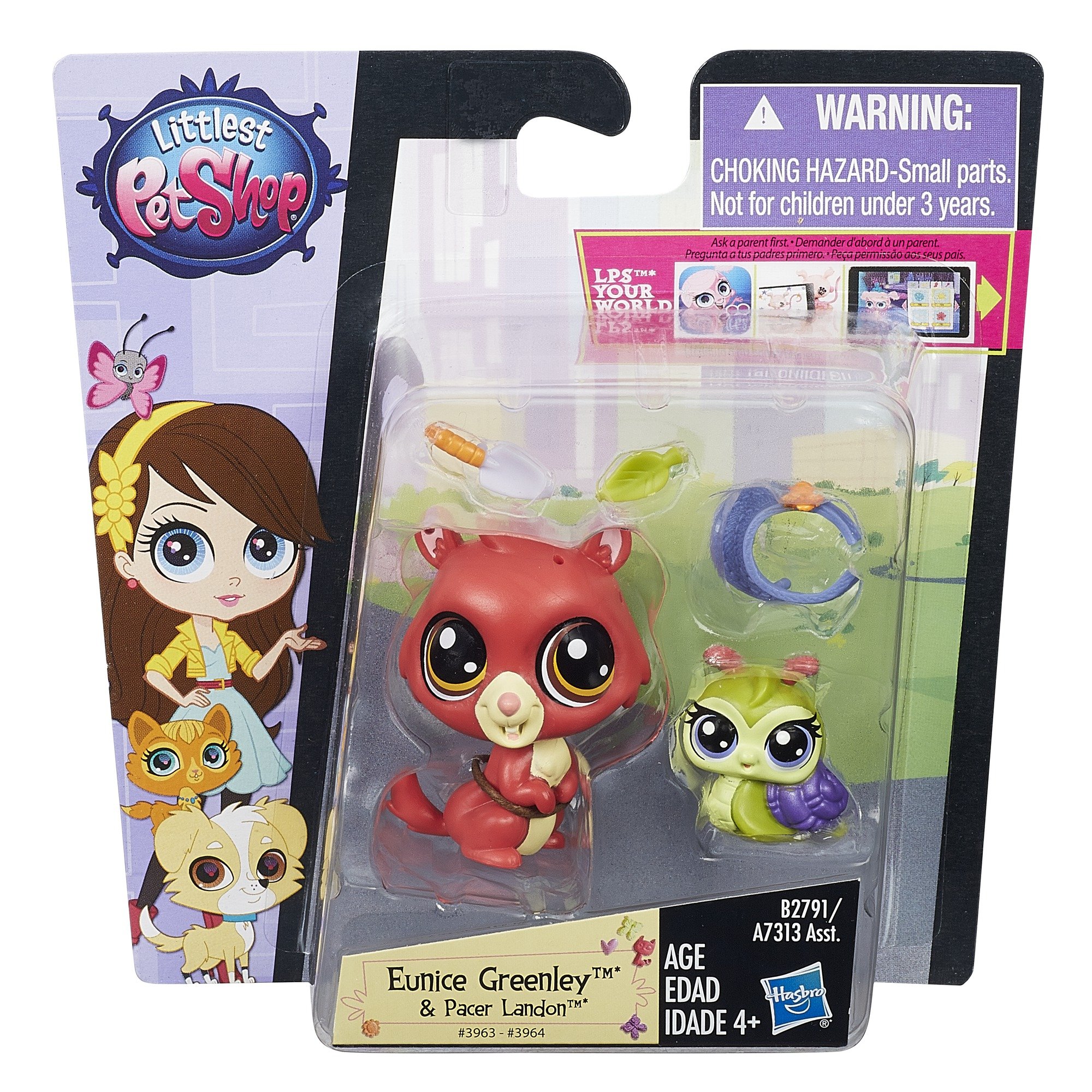 Littlest Pet Shop Dolls - Eunice & Pacer - for Kids Playtime