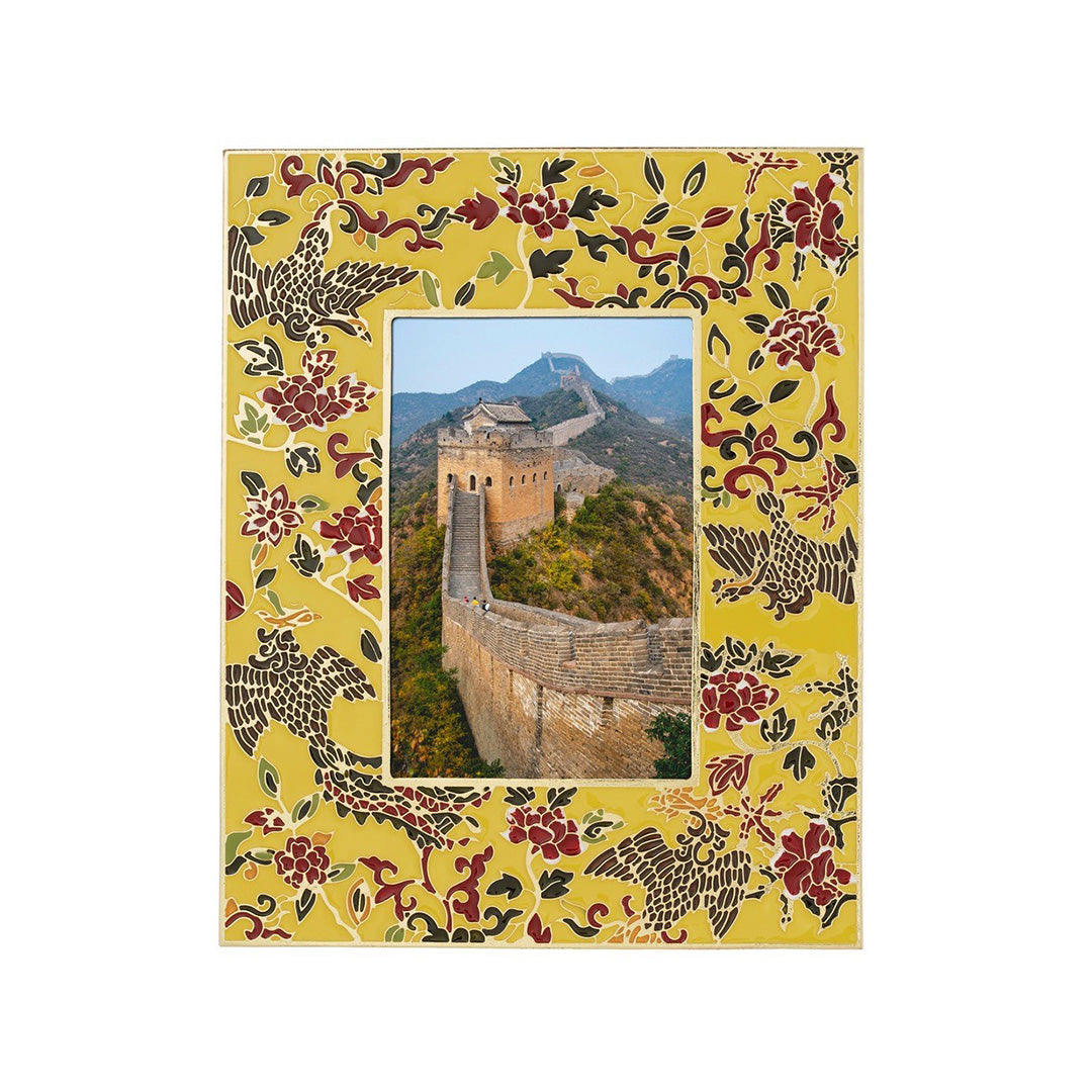 4x6 Imperial Phoenix Enameled Picture Frame - Elegant Vintage Photo Display for Wall Decor, Home & Office Décor - Perfect for Weddings, Anniversaries & Family Photos