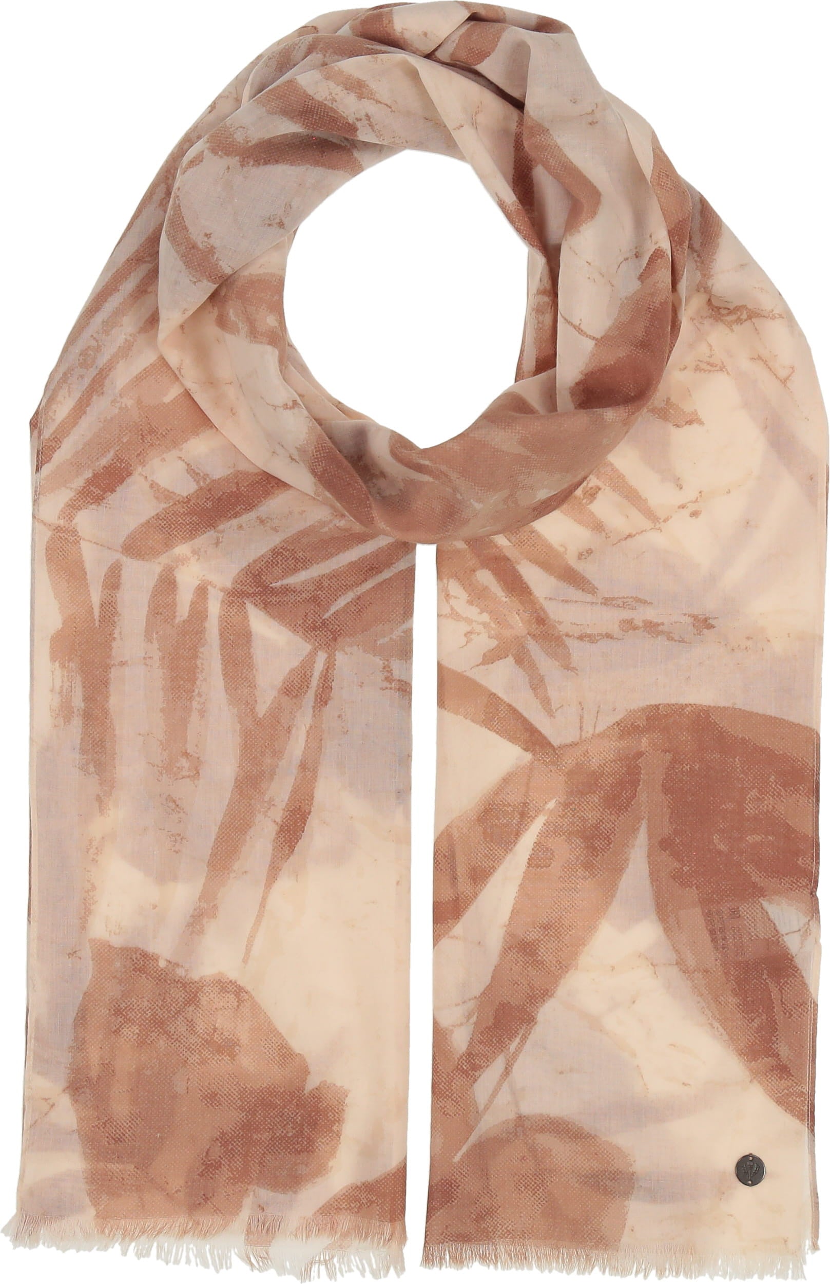Shadow Palms Cotton Scarf - Soft & Lightweight Fashion Accessory for Women, Men - Perfect for Winter, Fall, Travel & Outdoor Activities
