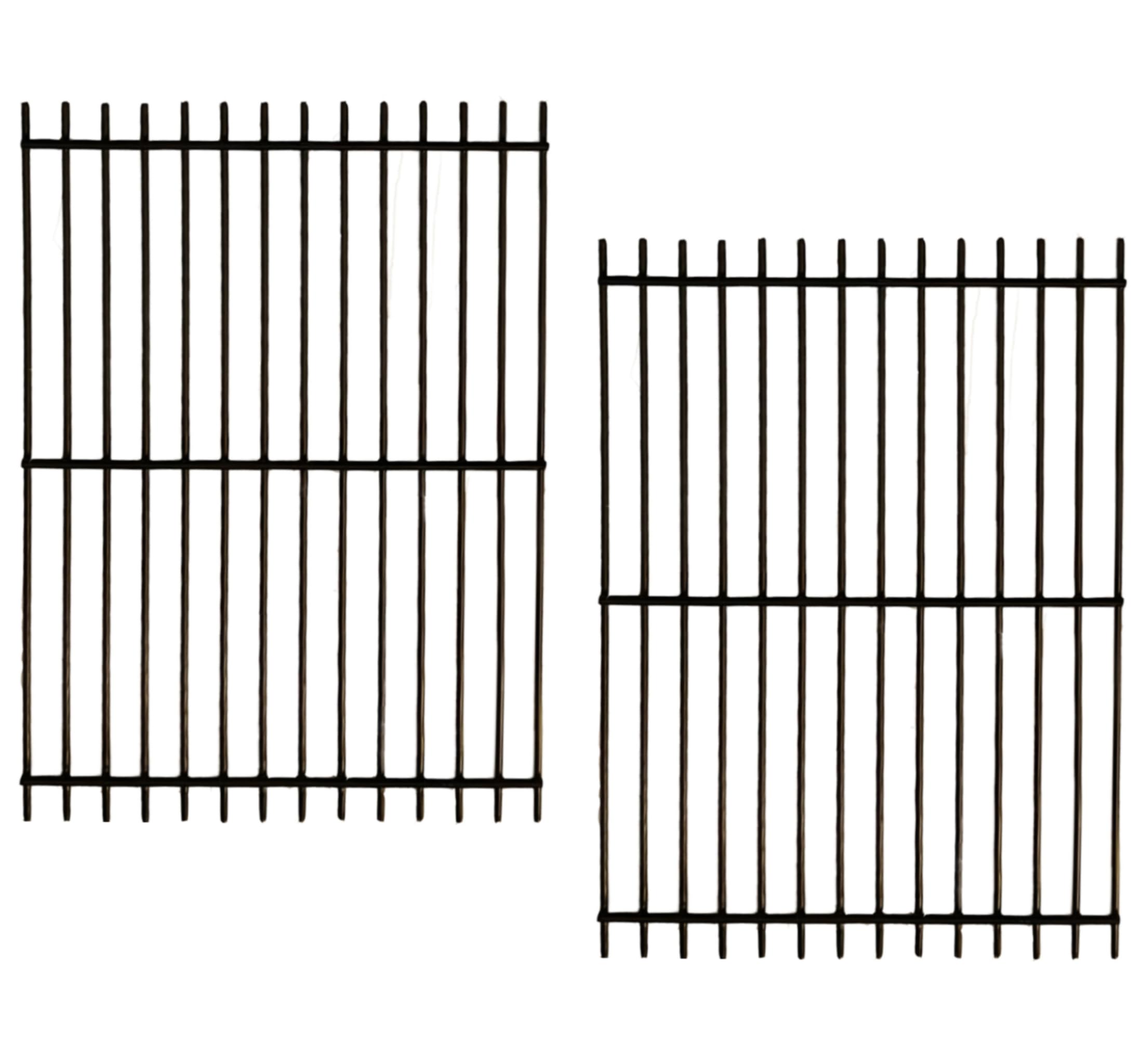 Master Cook 3 Burner Grill Replacement Porcelain Coated Cooking Grid Set - Durable BBQ Grill Grates for Outdoor Gas Grilling, Backyard Cookouts & Camping Trips