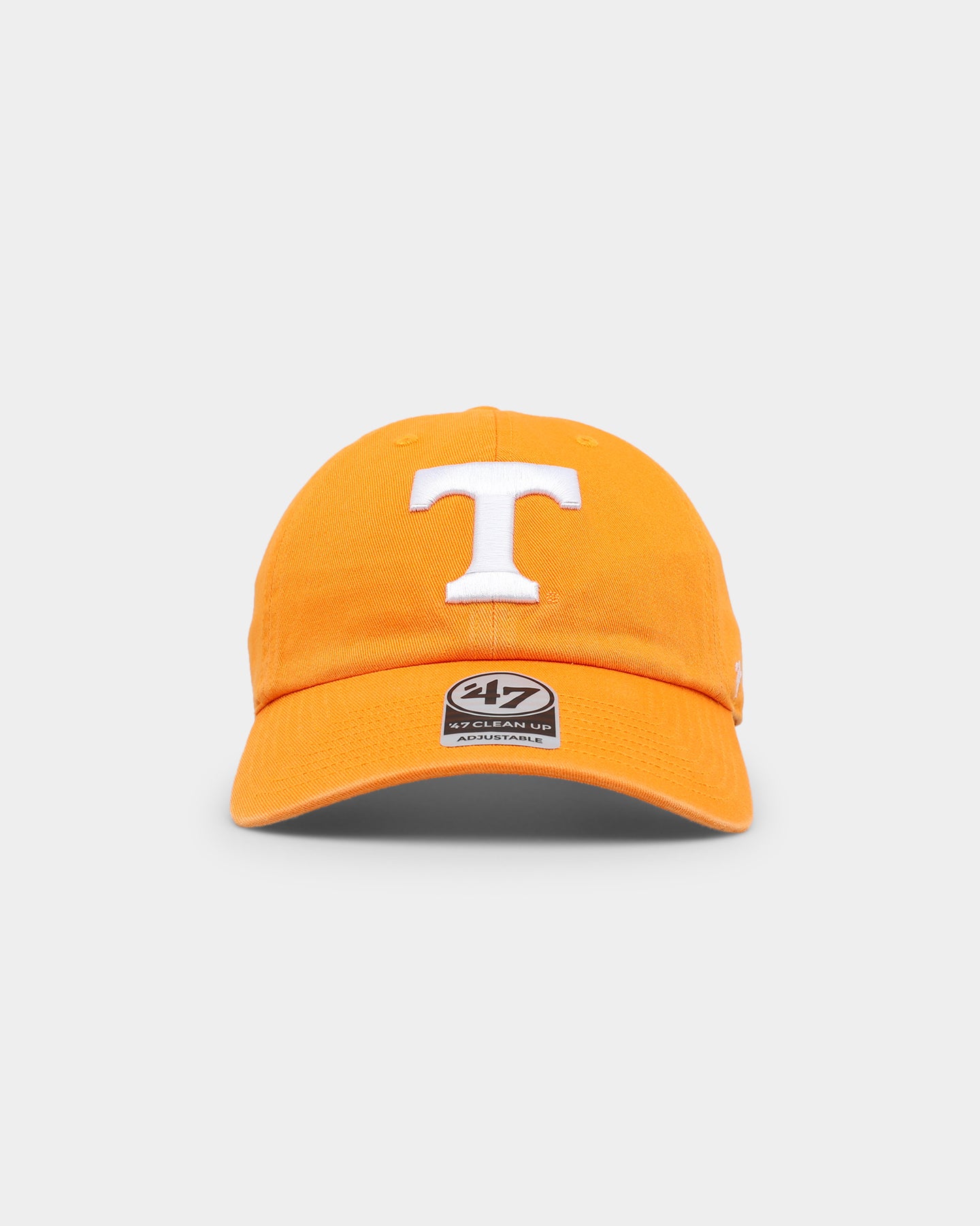 47 Brand Tennessee Volunteers '47 Clean Up Strapback Adjustable Hat - Vibrant Orange - Perfect for Game Day, Tailgating & College Football Fan Gear