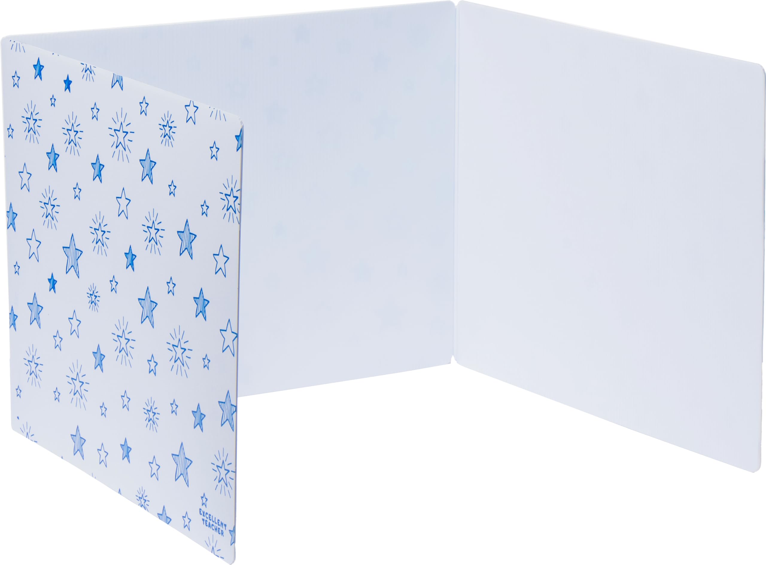Durable Plastic Privacy Folders for Students - Erasable Desk Dividers for Classroom & Testing