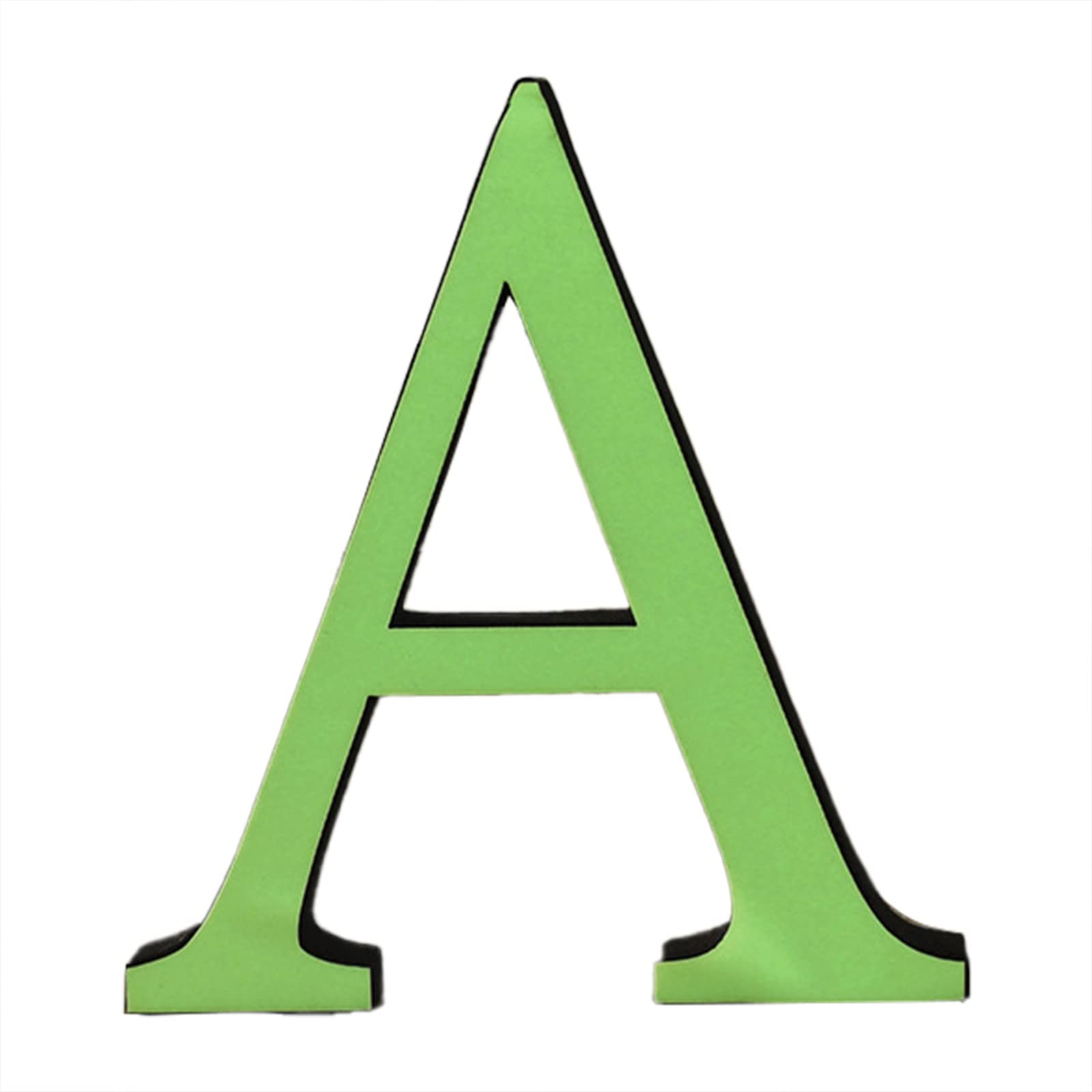 26 Letters DIY 3D Mirror Acrylic Wall Sticker Decals - Alphabet Home Decor Wall Art Mural for Bedroom, Nursery, Living Room - Self-Adhesive Star Wall Decor for Women & Girls (Letter A, One Size) - Perfect for Birthday Parties, Baby Showers & Home Decoration