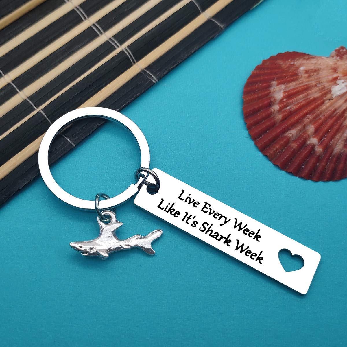 Shark Keychain - Perfect Shark Week Gifts for Him & Her | Shark Lover Accessories, Diver Gifts & Unique Shark Stuff | Great for Everyday Carry, Beach Trips & Marine Enthusiasts