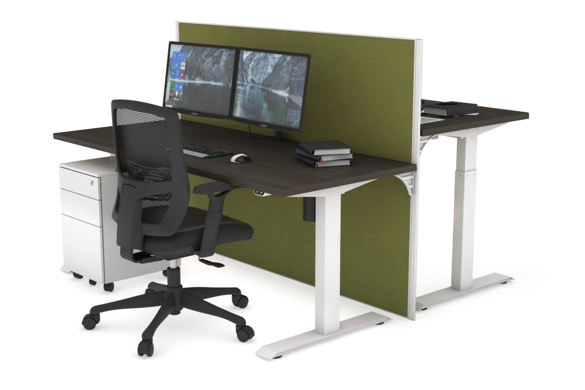Adjustable Height 2-Person Workbench [1400L x 700W] - Perfect for Garage, Workshop & Home Office Use