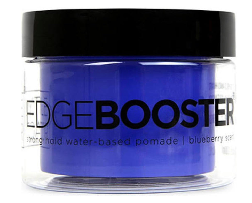Style Factor Edge Booster Strong Hold Water Based Pomade 3.38oz - Perfect for Men's Hair Styling, Frizz Control & Sleek Looks for Work or Special Occasions