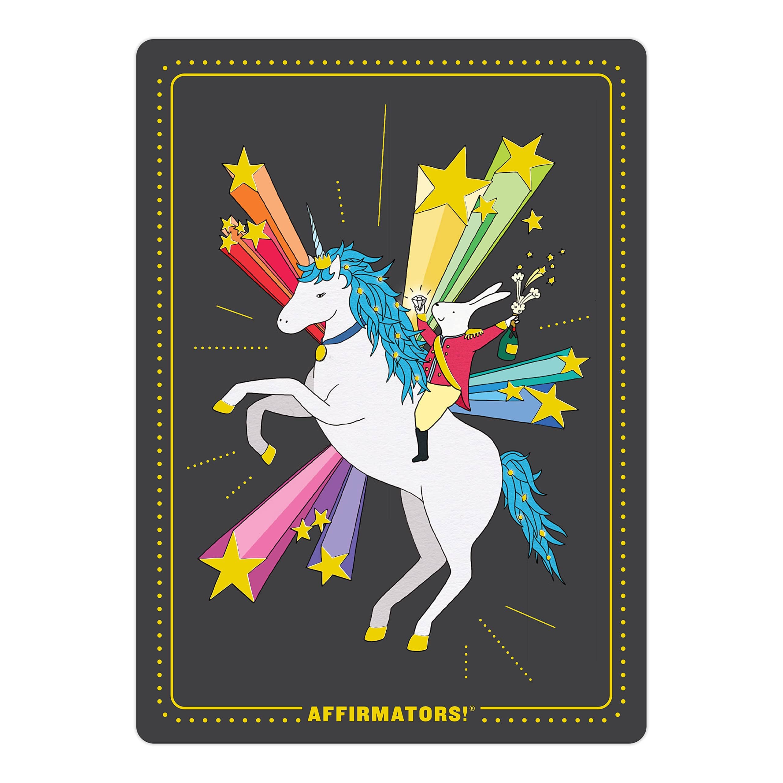 Affirmators! Deluxe Deck - 100 Motivational Affirmation Cards for Daily Inspiration, Self-Care & Positive Thinking | Perfect for Meditation, Journaling & Therapy Sessions