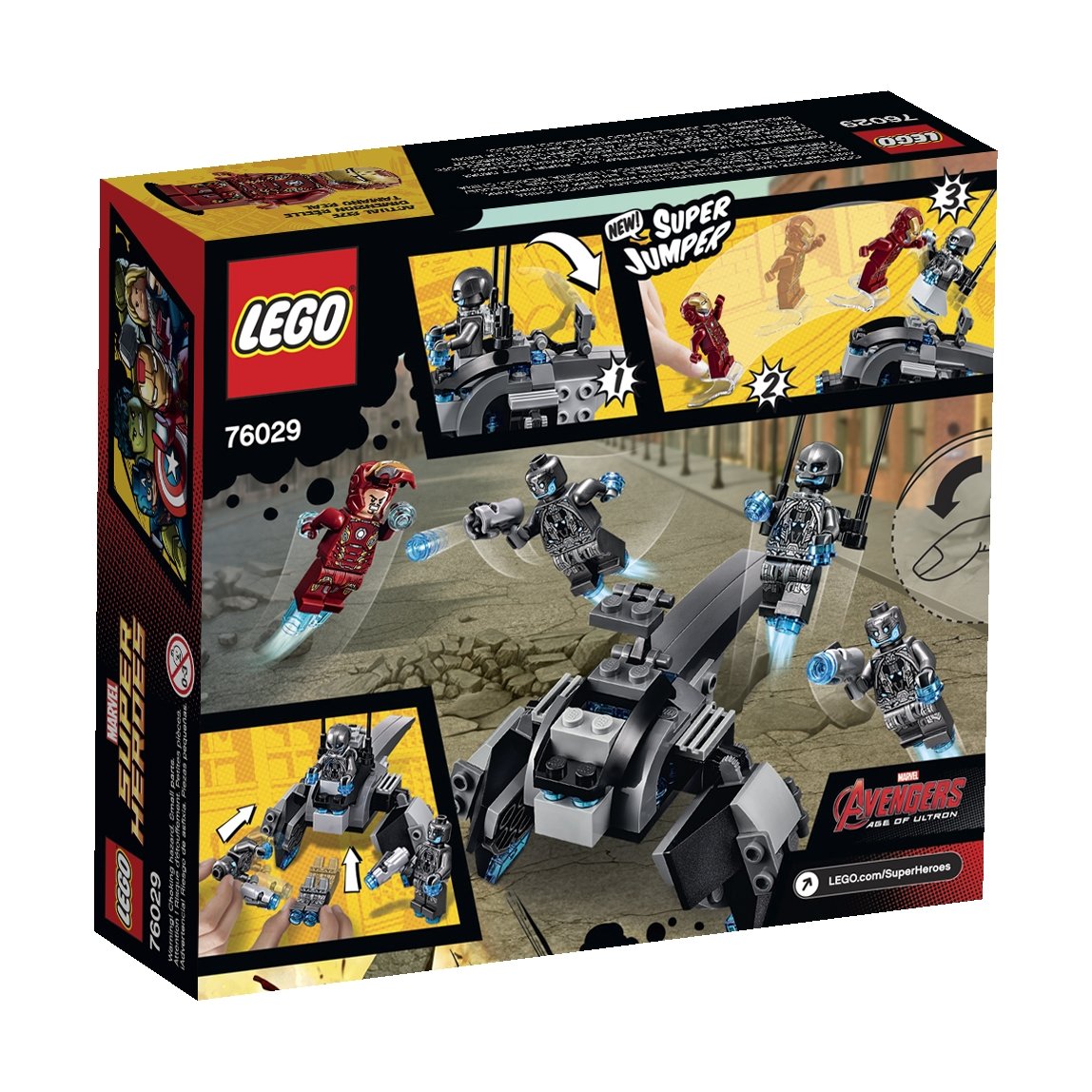 LEGO Superheroes Iron Man vs. Ultron Building Set - Marvel Avengers Action Figure Toy for Kids & Collectors - Perfect for Creative Play, Birthday Gifts & Display