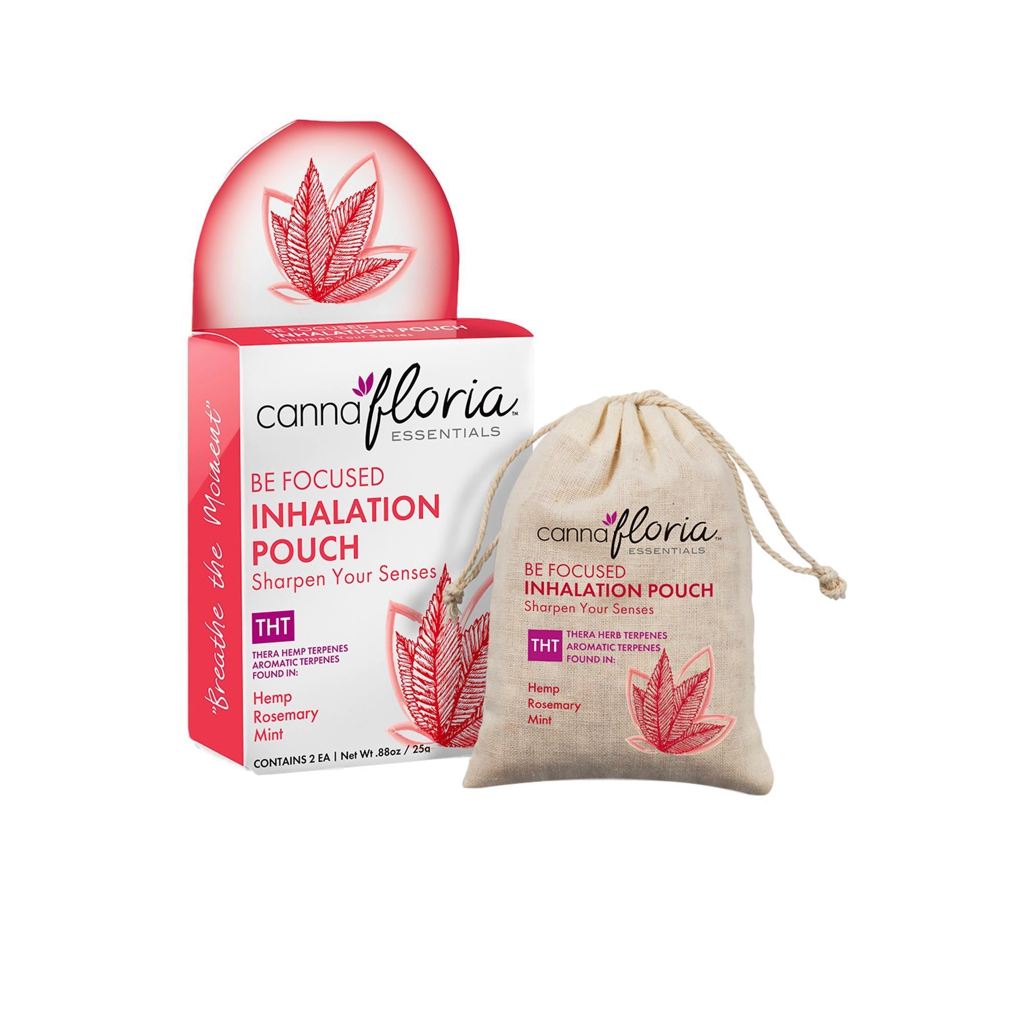 Cannafloria Inhalation Pouches - 2 Pack | Herbal Relaxation & Stress Relief | Perfect for Travel, Work, and On-the-Go Use