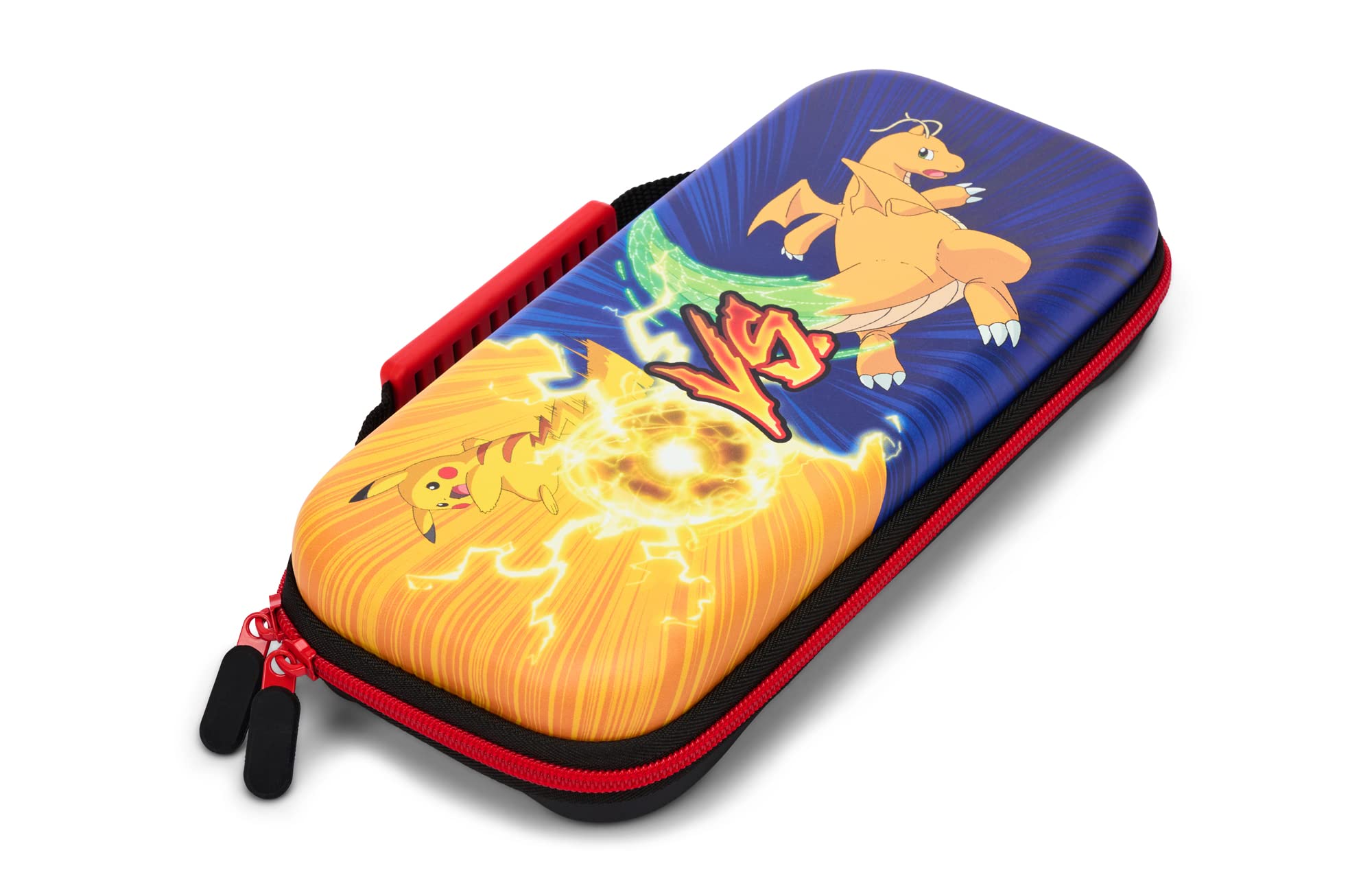 PowerA Officially Licensed Pokémon Pikachu vs. Dragonite Protective Case for Nintendo Switch OLED/Switch/Switch Lite - Durable Gaming Storage Case with Scratch Protection - Perfect for Travel, Home Gaming & Console Accessories