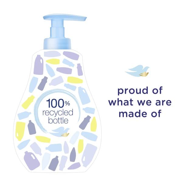 Baby Dove Tip to Toe Wash Rich Moisture - 13 oz, Pack of 5 | Gentle Baby Body Wash & Shampoo for Sensitive Skin | Newborn Bath Time & Daily Baby Care Essentials