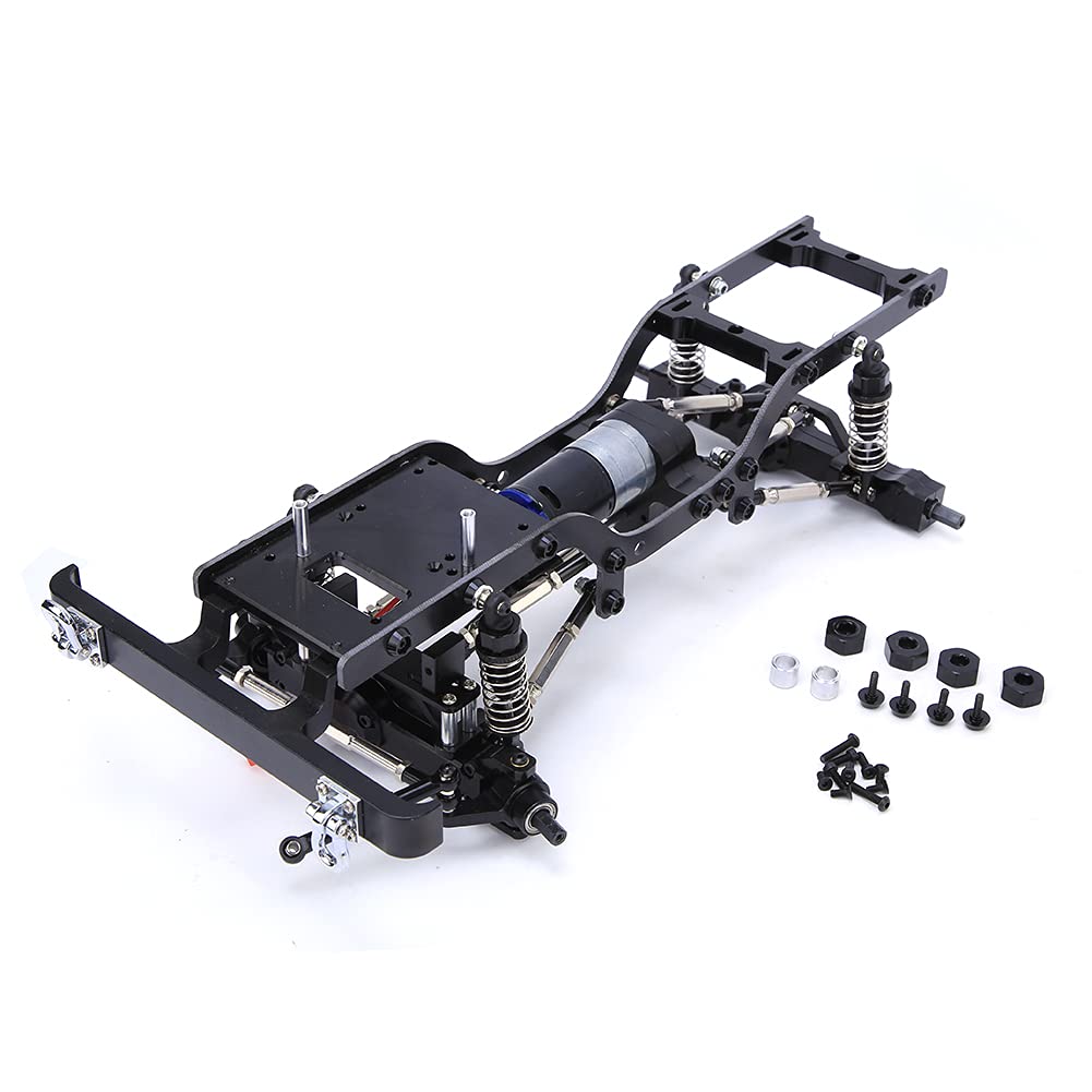 VGEBY 1/12 Scale Metal RC Car Chassis Frame Kit for MN-D90 Off-Road Climbing Vehicle - Durable Crawler Chassis for RC Car Enthusiasts & Hobbyists (Perfect for Trail Crawling, Rock Racing & Off-Road Adventures)