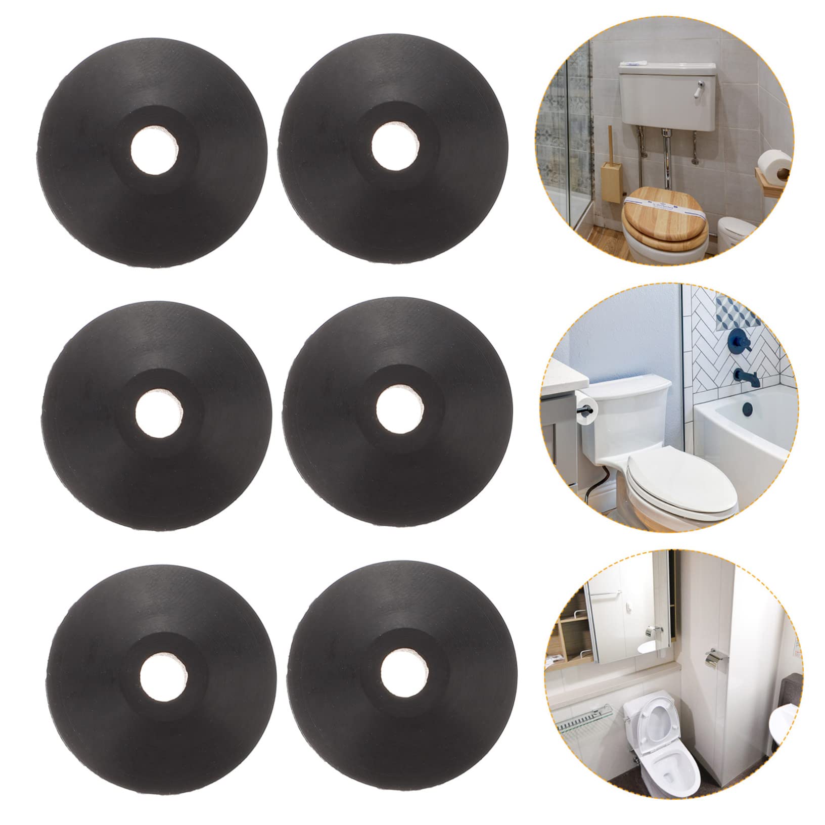 100 Pcs Toilet Tank Sealing Ring Rubber Washers Kit - Leak-Proof Replacement for Toilet Screws & Bolts - Perfect for DIY Plumbing Repairs and Bathroom Maintenance