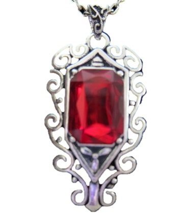 The Mortal Instruments City of Bones Isabelle Lightwood Angelic Power Pendant Necklace - Perfect Gift for Fantasy Book Fans & Cosplay Accessories