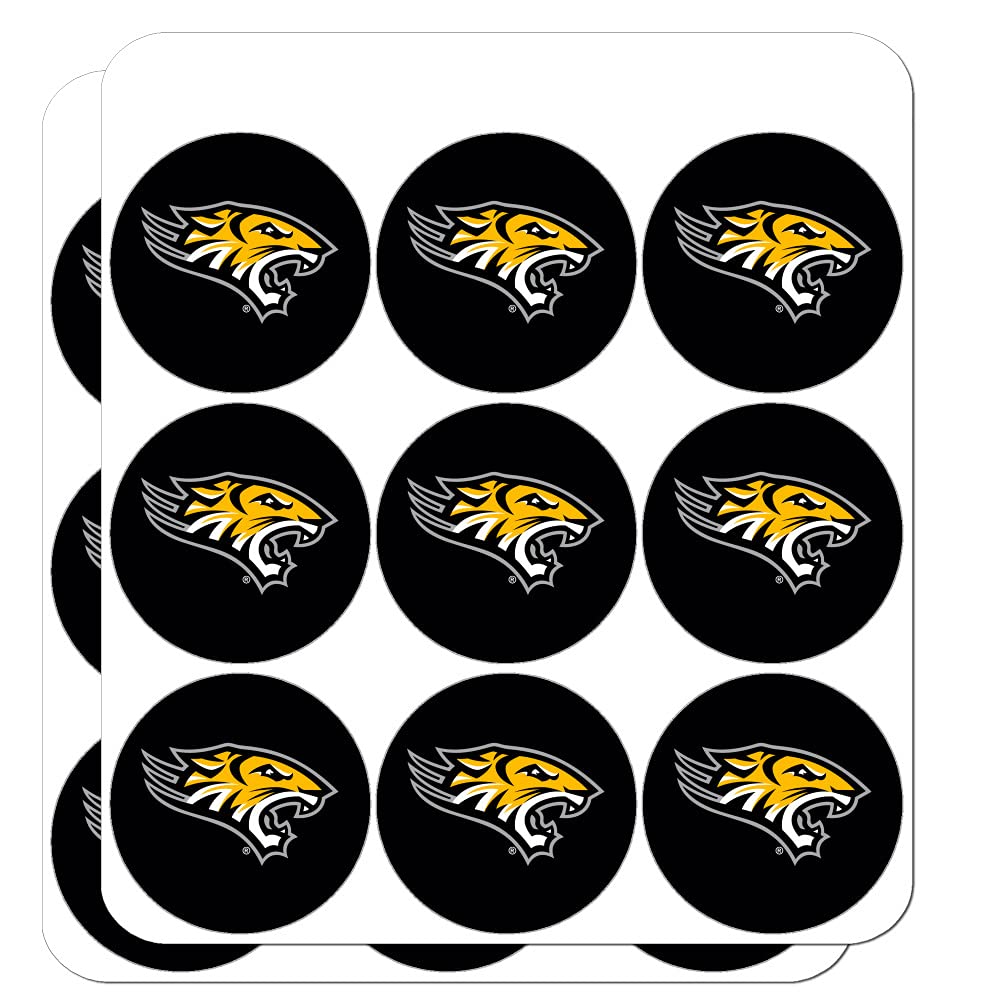Towson University Tigers Logo 1 Inch Planner Stickers - Clear Scrapbooking Decals for Bullet Journals, DIY Crafts, School Supplies & Gift Wrapping