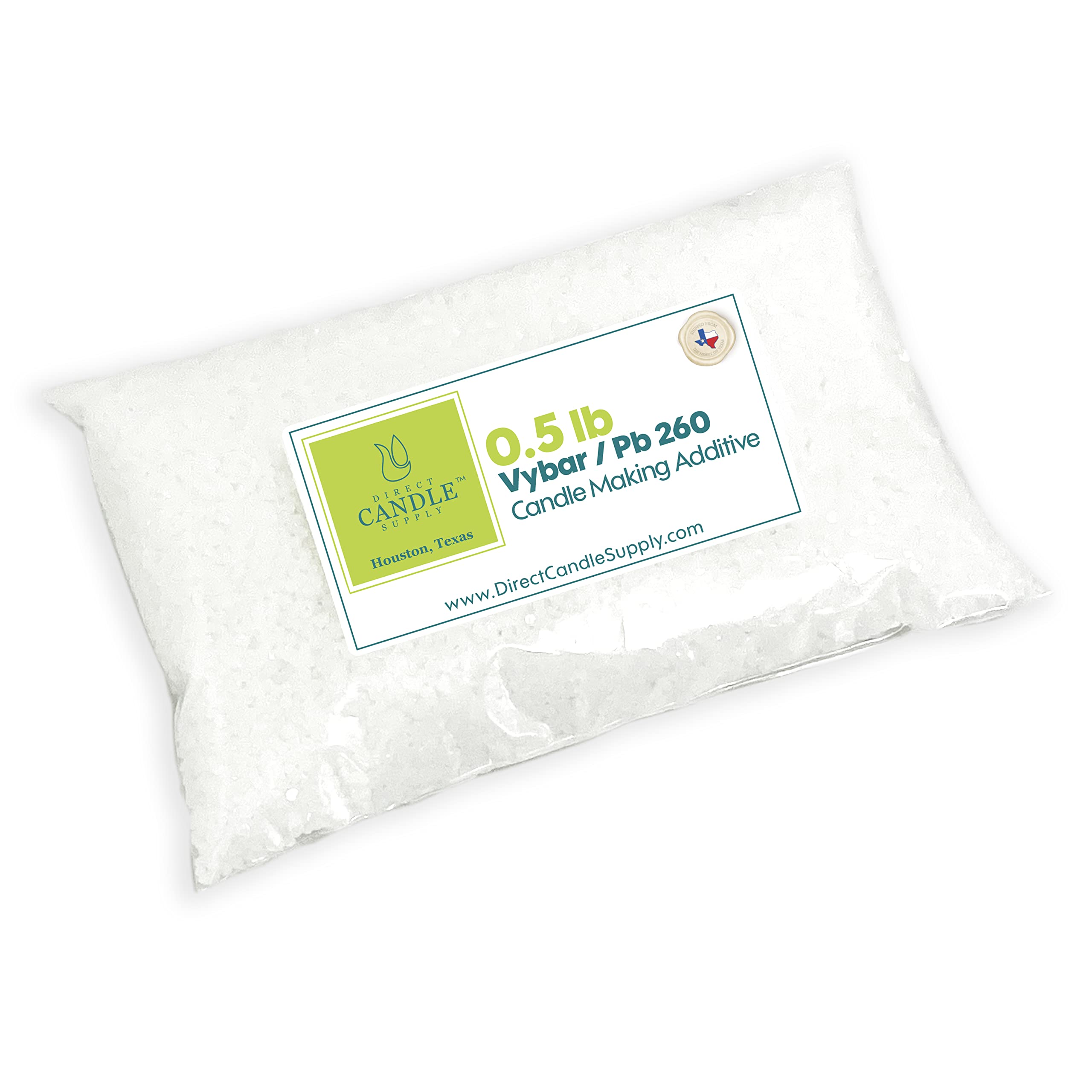 Vybar 260 Wax Additive for Candle Making - 0.5 lb Candle Wax Modifier Enhances Fragrance Throw & Hardness | Ideal for Container Candles, Low Melt Point Waxes & DIY Candle Making Supplies | Perfect for Home Decor, Gifts & Aromatherapy