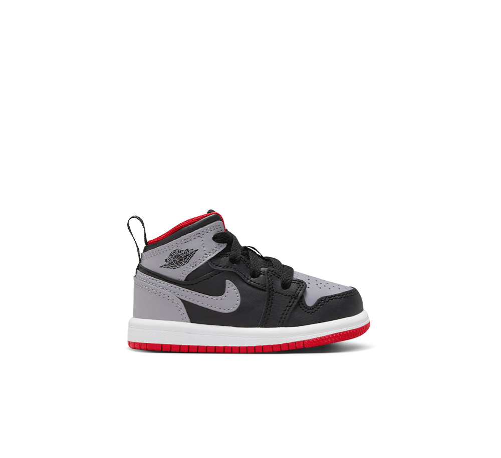 Air Jordan 1 Mid (TD) Basketball Shoes for Kids - Comfortable & Stylish Sneakers for School, Sports & Everyday Wear