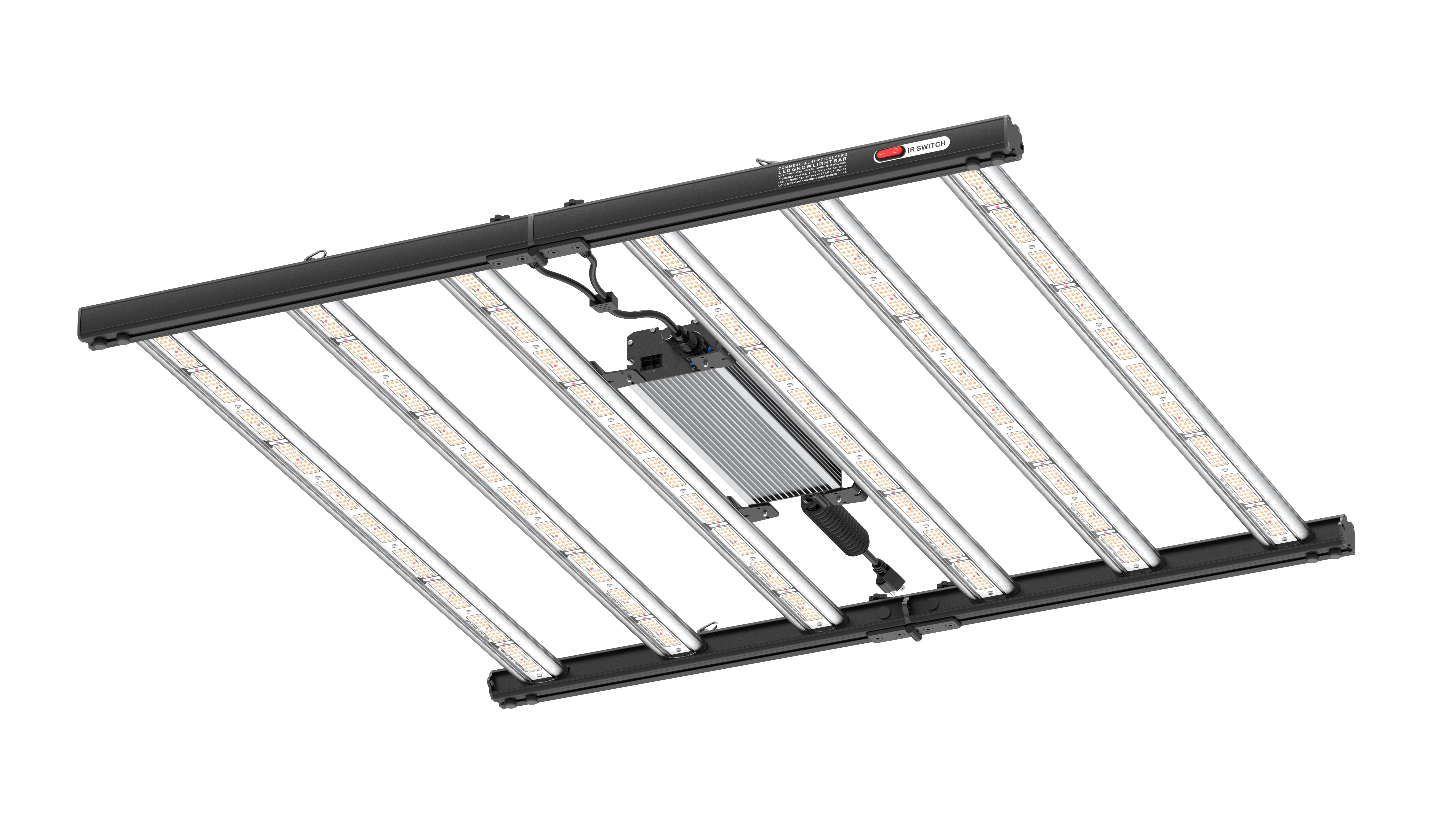 HortiBloom Mega Eco 500W Full Spectrum LED Grow Light for Indoor Plants - Hydroponics, Greenhouse & Home Gardening - Energy Efficient Plant Growth Light for Vegetables, Flowers & Herbs