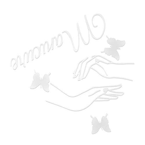 Eco-Friendly Non-Toxic Nail Salon Wall & Window Stickers - Self-Adhesive Decorative Vinyl Art for Beauty Salons, Nail Shops & Home Decor | Perfect for Salon Interior Design, Window Displays & Wall Accents