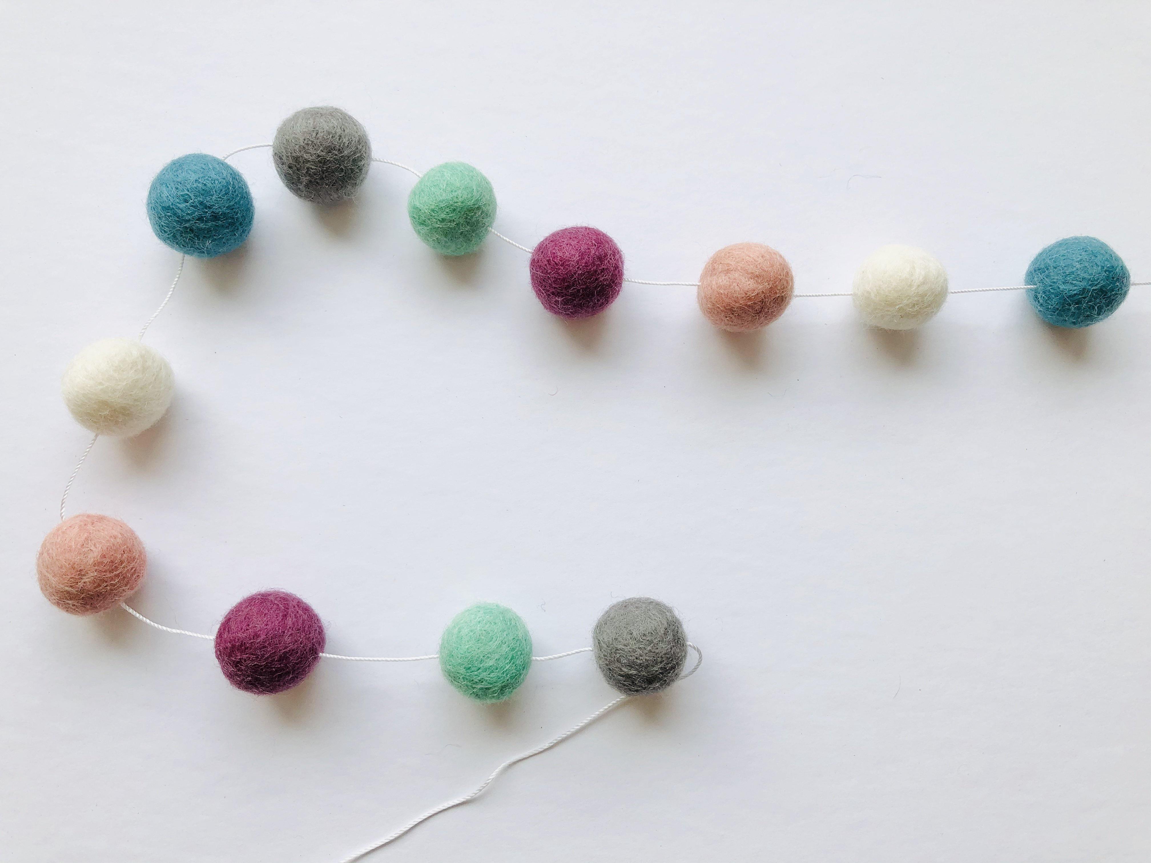Vibrant Jewel Tone Garland - Elegant Party Decor for Weddings, Birthdays & Home Decorations