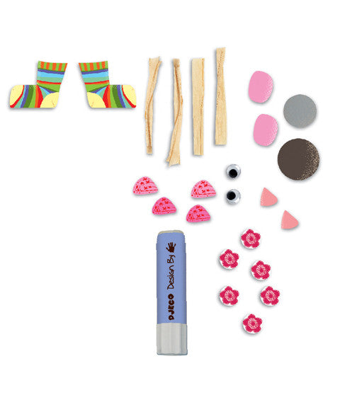 Creative Djeco Collage Kits for Kids - Fun Art & Craft Activities for Toddlers & Preschoolers - Perfect for Home, School & Birthday Party Projects