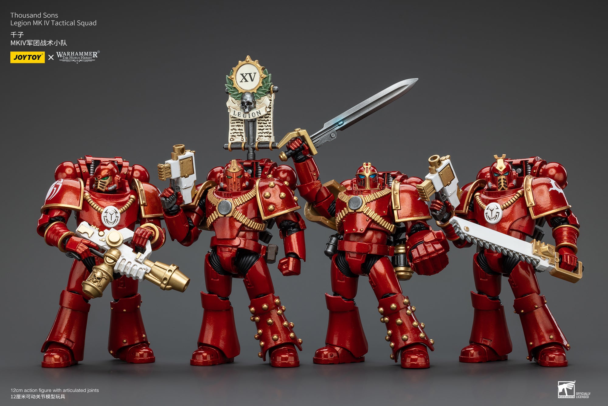 JOYTOY 1/18 Scale Warhammer The Horus Heresy Thousand Sons Legion MK IV Tactical Squad Action Figure - Collectible Model for Display, Gaming & Warhammer 40K Fans