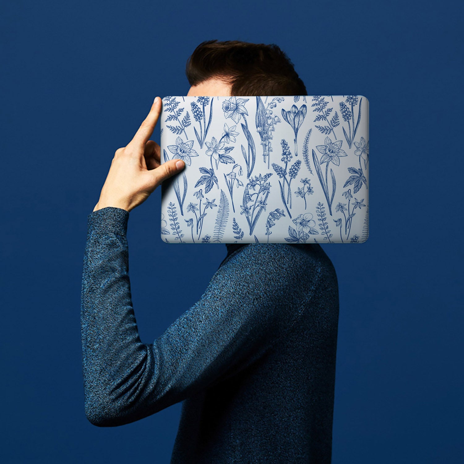 Premium Surface Laptop Case with Floral Design - Slim Protective Cover for Microsoft Surface Laptop 1/2/3/4 - Perfect for Work, Travel & School Accessories