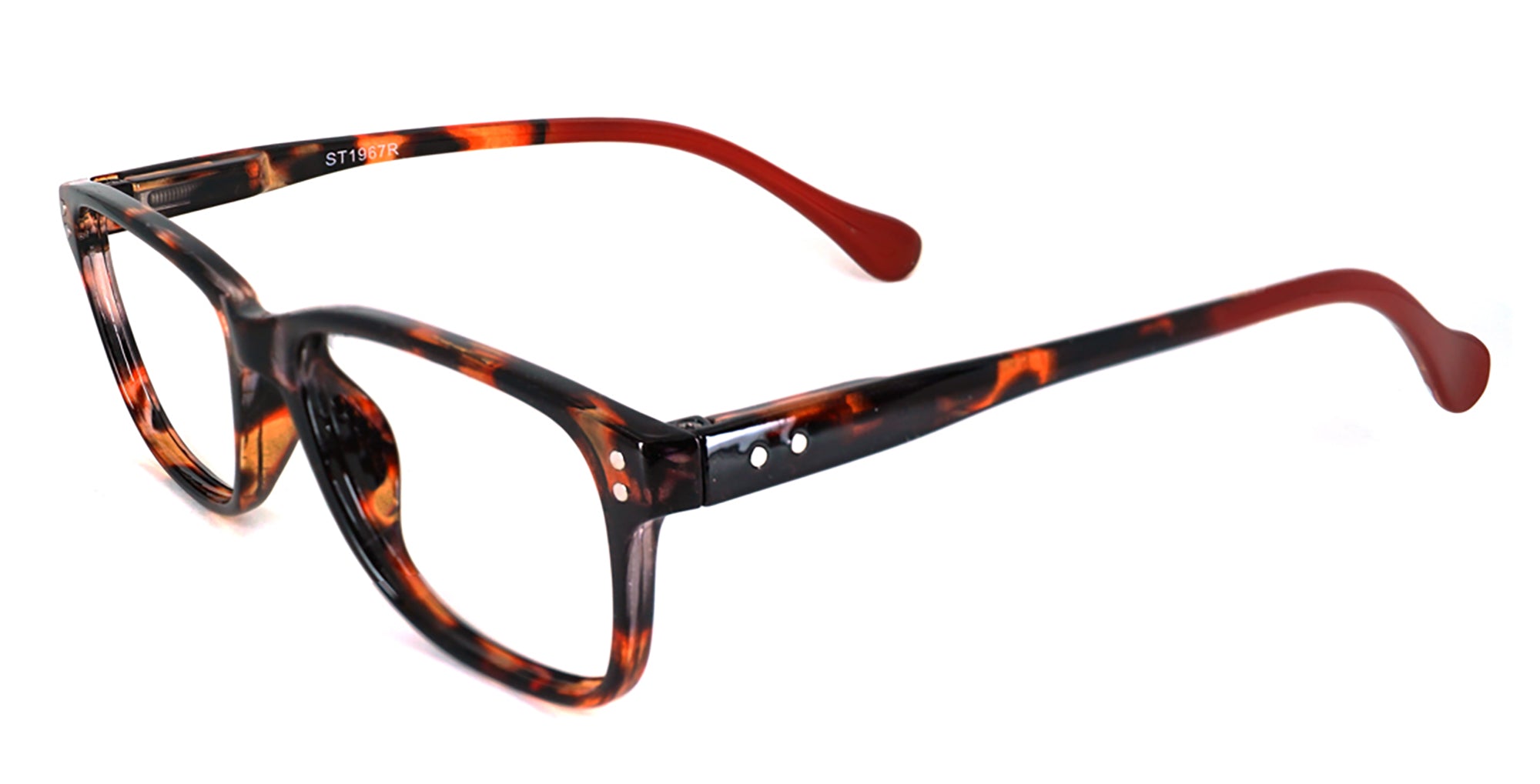 Stylish Plastic Eyeglasses Frame ST1967R - Lightweight & Durable for Men & Women - Perfect for Reading, Driving & Fashion Accessories