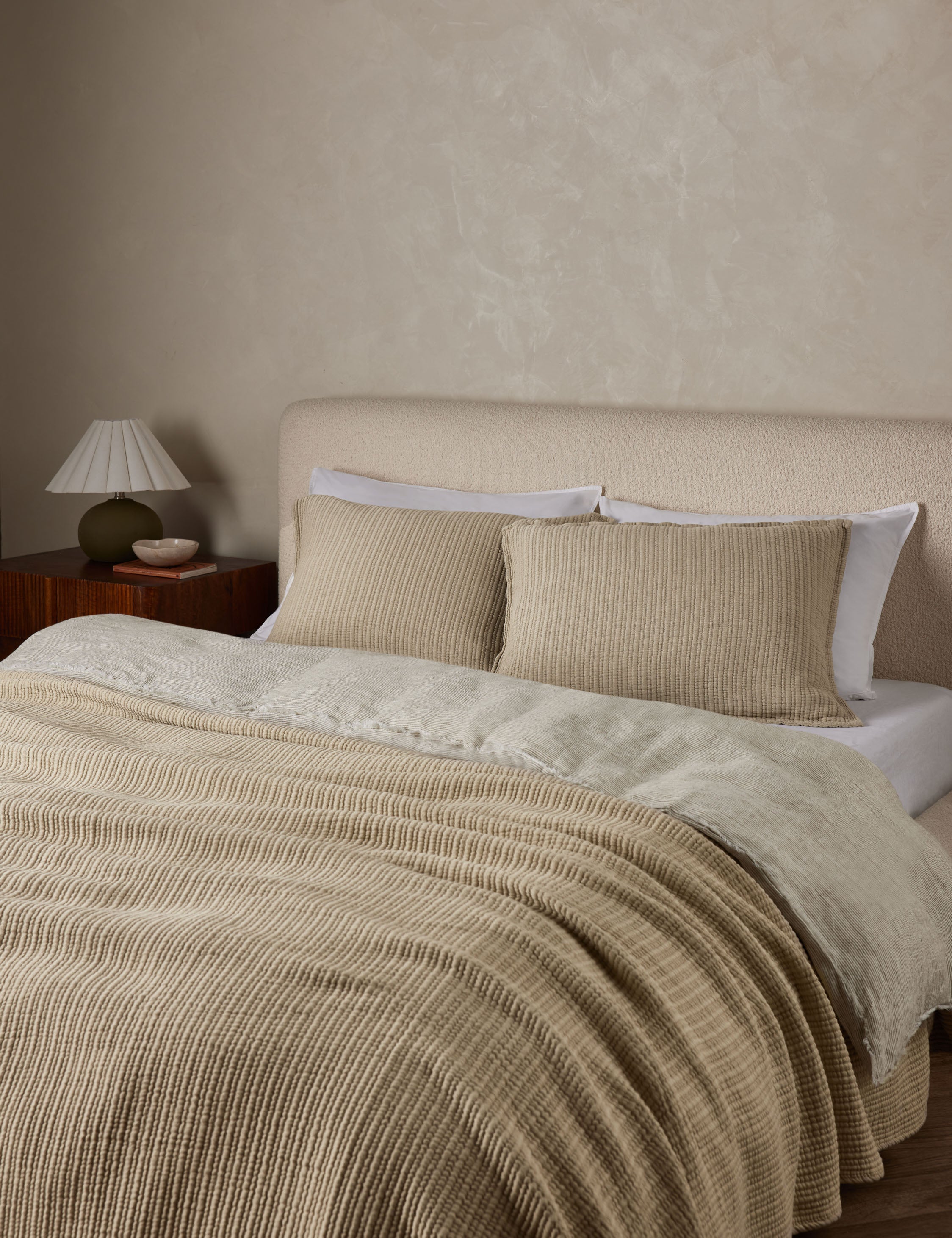 Chatham Cotton Matelasse Coverlet by Pom Pom at Home - Luxury Bedspread for Master Bedroom & Guest Room Decor - Perfect for All-Season Comfort