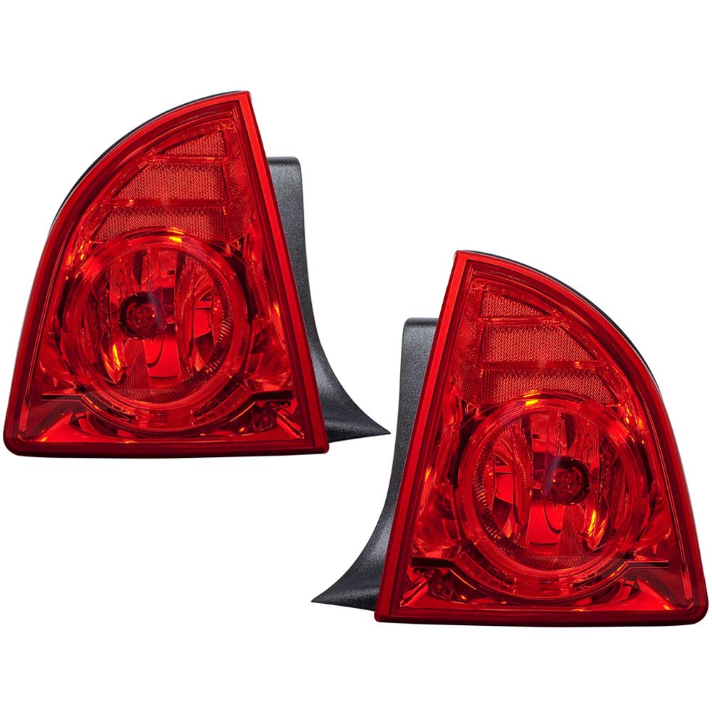 EPIC LIGHTING OE Fitment Replacement Rear Brake Tail Lights Assemblies for 2008-2012 Chevy Malibu & Malibu Hybrid - Left Driver & Right Passenger Side Pair - Perfect for Night Driving & Enhanced Safety