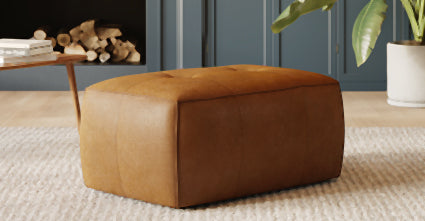 Stylish and Versatile Capa Ottoman - Perfect for Living Room, Bedroom, or Office - Extra Seating & Storage Solution