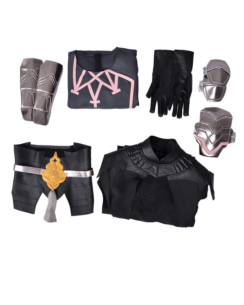 Fire Game Male Cosplay Costume Outfit - Perfect for Halloween, Anime Conventions & Role-Playing Events