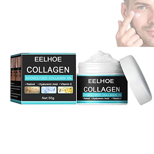 DAPERCI Anti-Aging Collagen Cream for Men - Day & Night Moisturizer with Wrinkle Reduction & Skin Firming - 30g/50g Face Cream for Youthful Skin | Perfect for Daily Skincare Routine & Travel