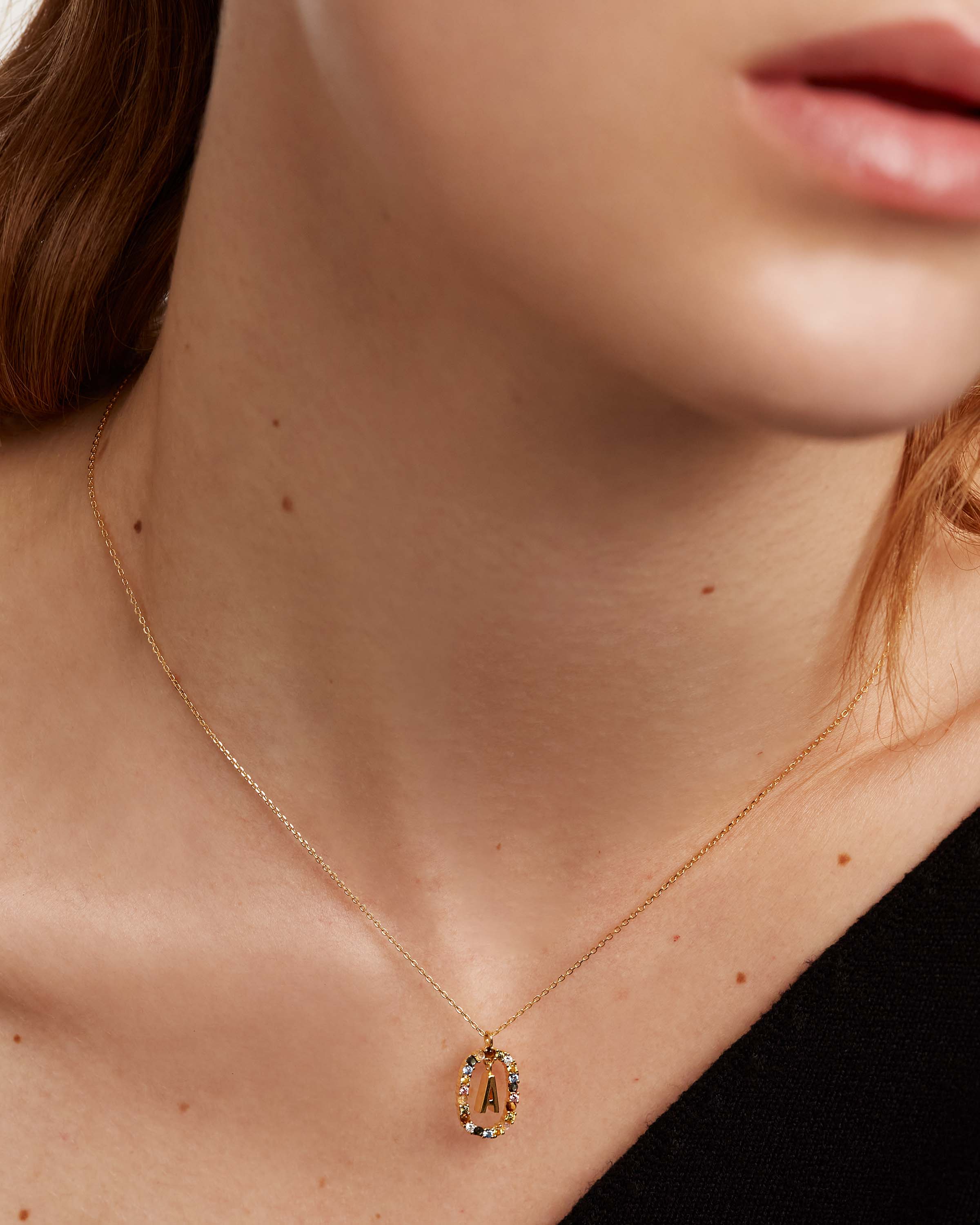 Letter A Necklace - Personalized Initial Necklace for Women, Gold & Silver Alphabet Pendant Jewelry - Perfect Gift for Birthday, Anniversary & Valentine's Day