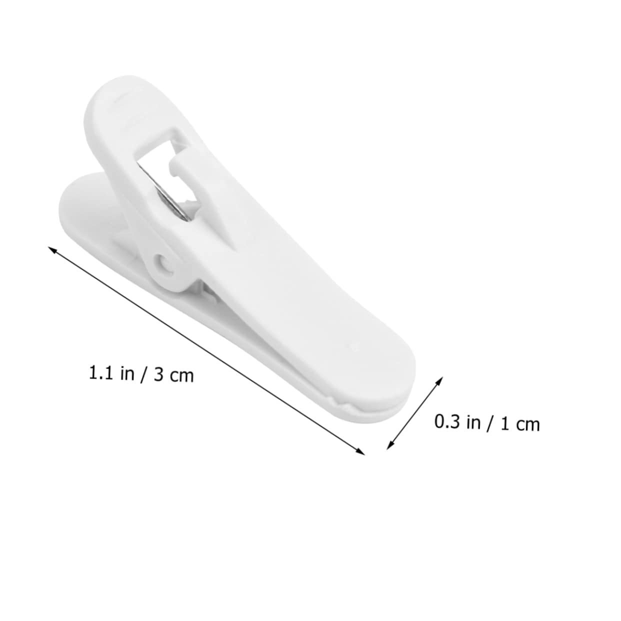 100pcs Alligator Clamp Cable Clips for Headphones, Earphones, MP3 Players & Walkie-Talkies - Secure Wire Management for Sports, Work & Travel Accessories