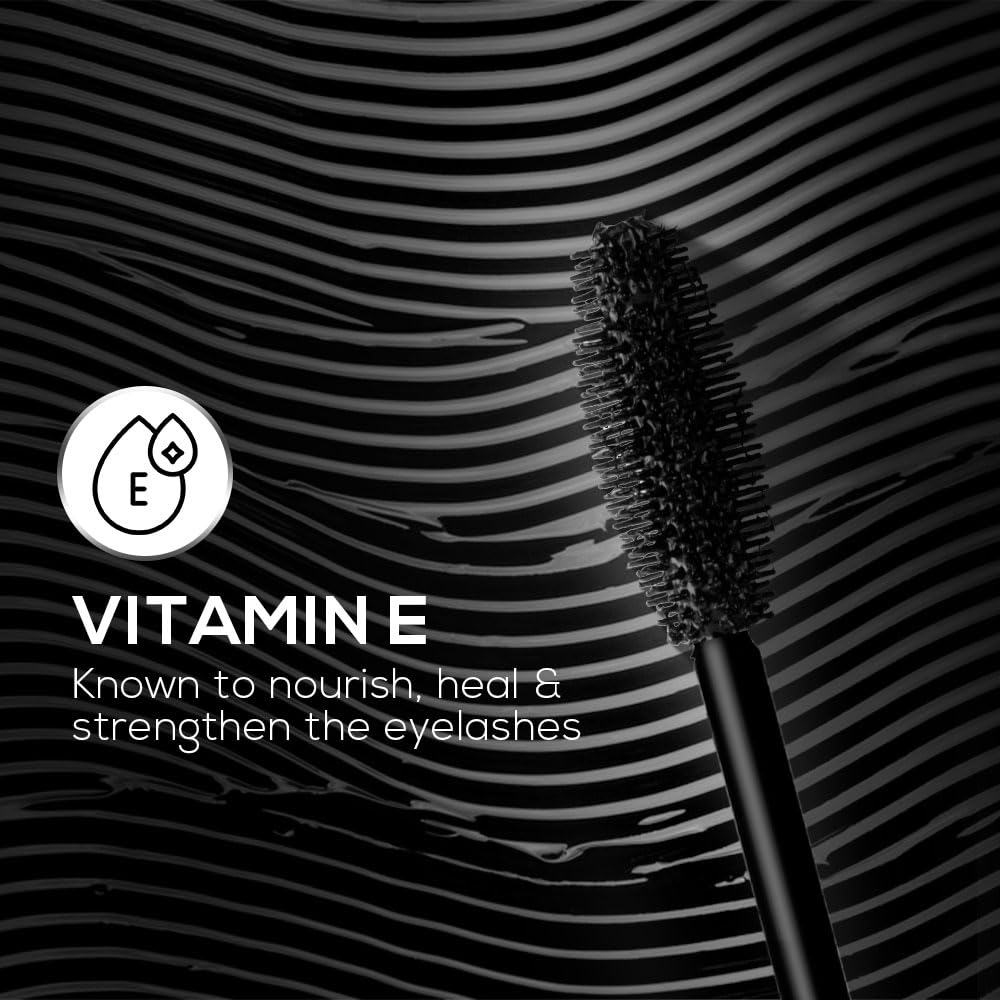 RENEE Volumax Mascara Black 10ml - Quick Drying Waterproof Mascara for Long Lasting Volume & Length | Weightless Formula with Intense Color | 360° Clump-Free Brush | Perfect for Day to Night Wear, Special Occasions & Photography