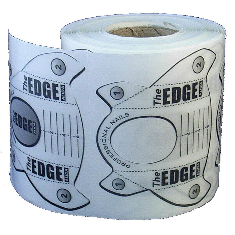 Professional EDGE Nails Perfect C Clear Sculpture Forms - 250 Count Roll for Acrylic & Gel Nail Extensions | Salon Quality Nail Art Tools for DIY & Professional Use
