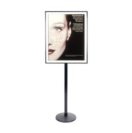 Classic SwingStand Poster Display with Metal Post - One Sided Swing Open Metal Picture Frame in 4 Sizes | Perfect for Retail Stores, Trade Shows & Home Decor
