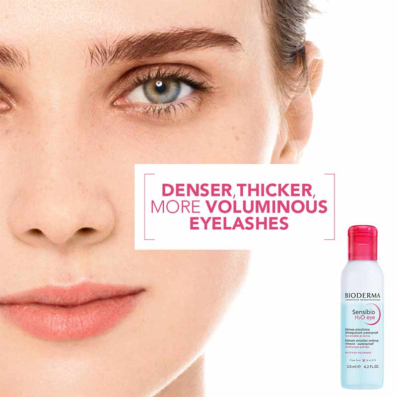 Bioderma Sensibio H2O Micellar Water Eye Makeup Remover - Gentle & Effective for Sensitive Eyes - Perfect for Daily Use & Travel
