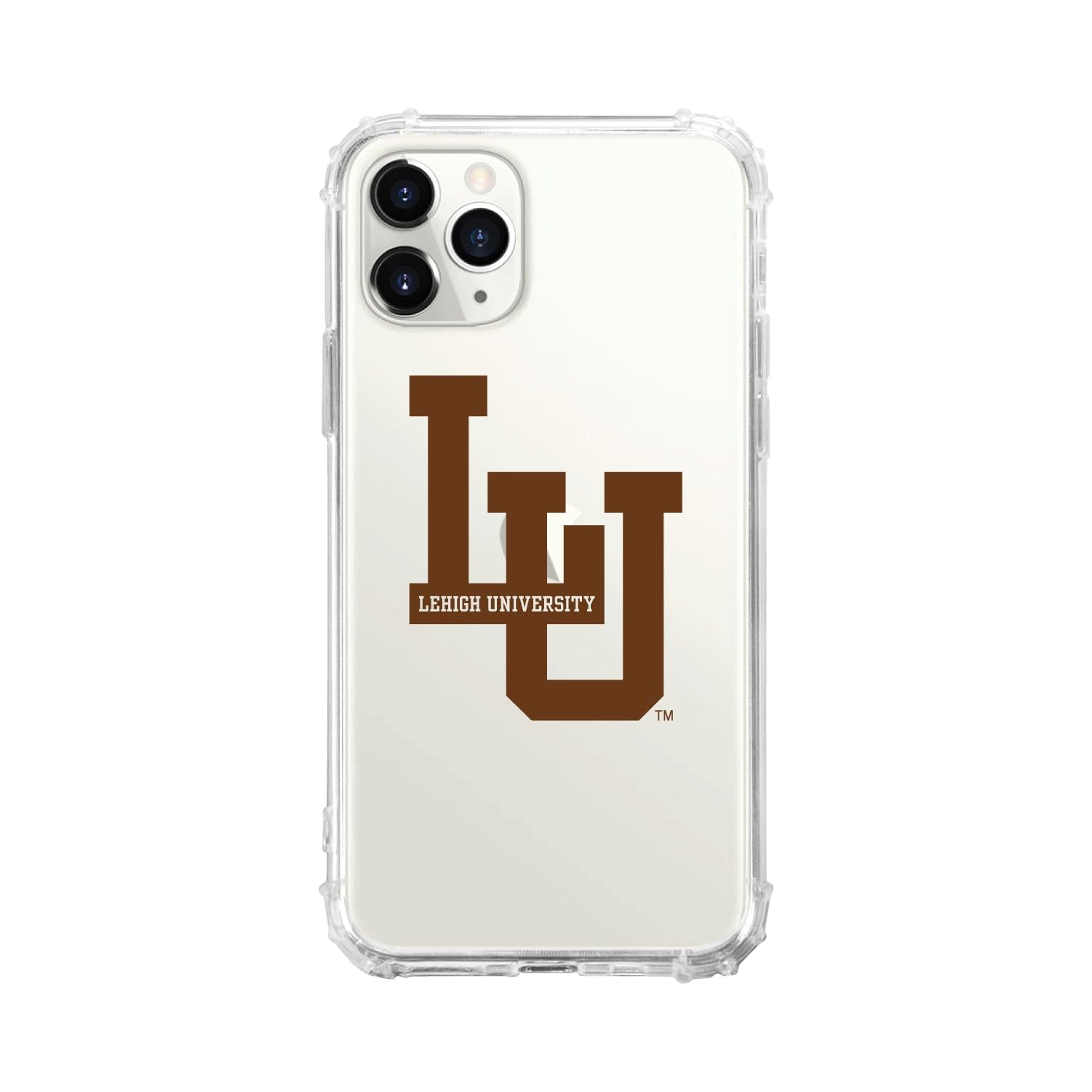 OTM Essentials Rugged Phone Case for iPhone 13 Pro Max - Shockproof Protective Cover with Reinforced Edges in Classic White | Perfect for Lehigh University Students & Outdoor Activities