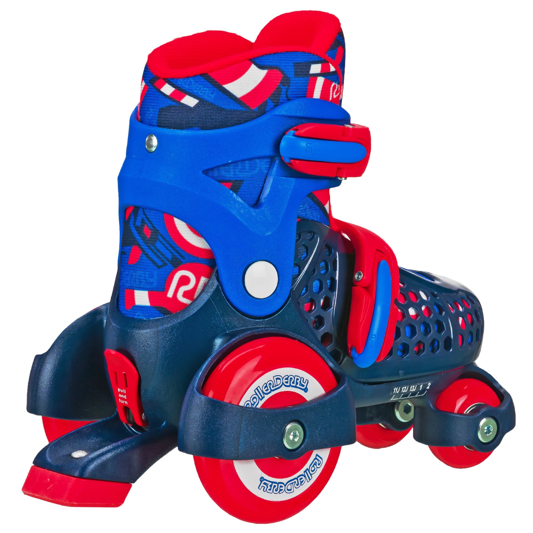 Fun Roll Adjustable Roller Skates for Boys - Perfect for Outdoor Play, Skate Parks & Birthday Gifts
