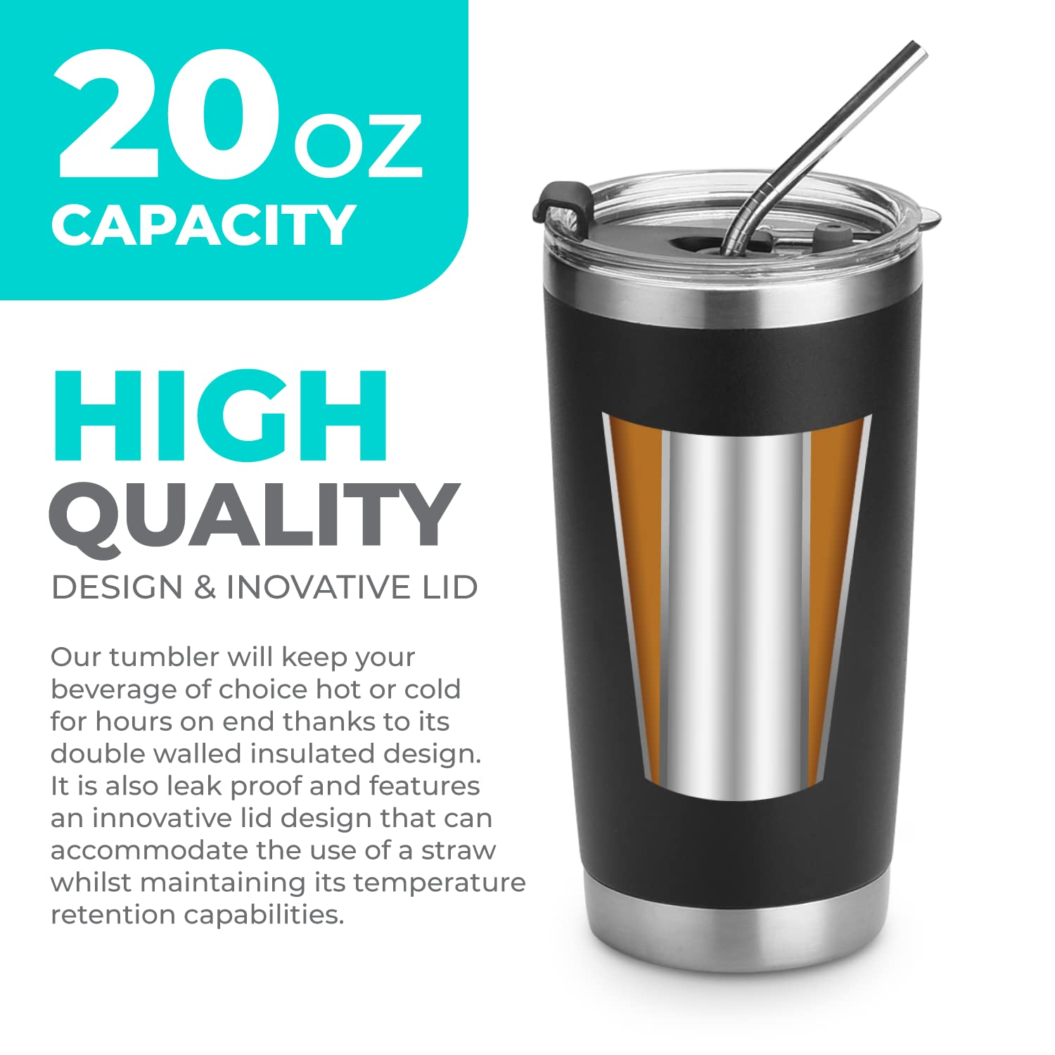 20oz Insulated Coffee Tumbler - Perfect Gardening Gift for Women & Men - Funny Plant Lover Gift for Mom or Dad - Leakproof Travel Mug for Coffee, Tea & Cold Drinks - Great for Gardening, Office & Outdoor Activities
