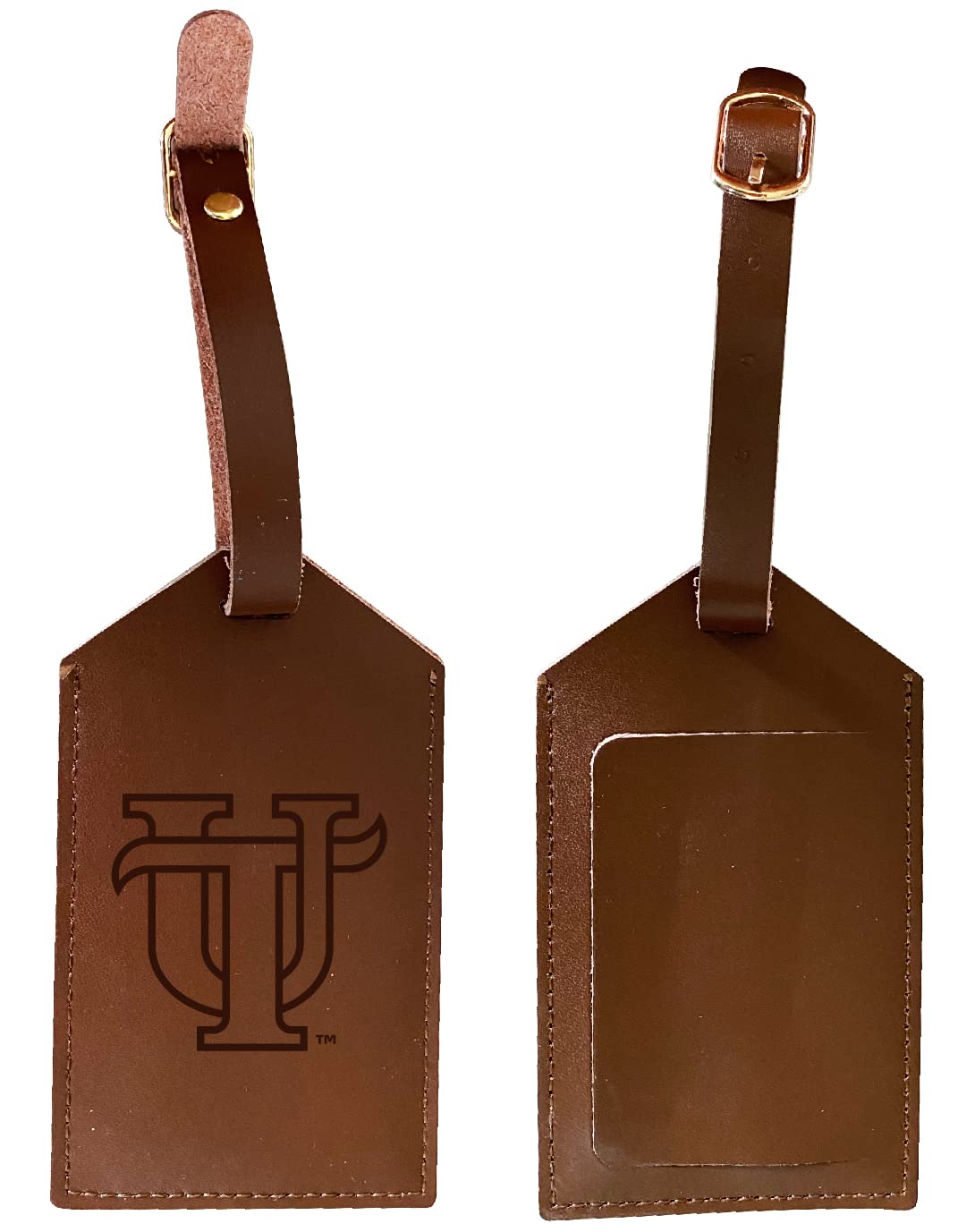University of Tampa Spartans Leather Luggage Tag - Personalized Engraved - Officially Licensed Collegiate Gift for Travel & Alumni (Perfect for Graduation, Reunions & Game Day)