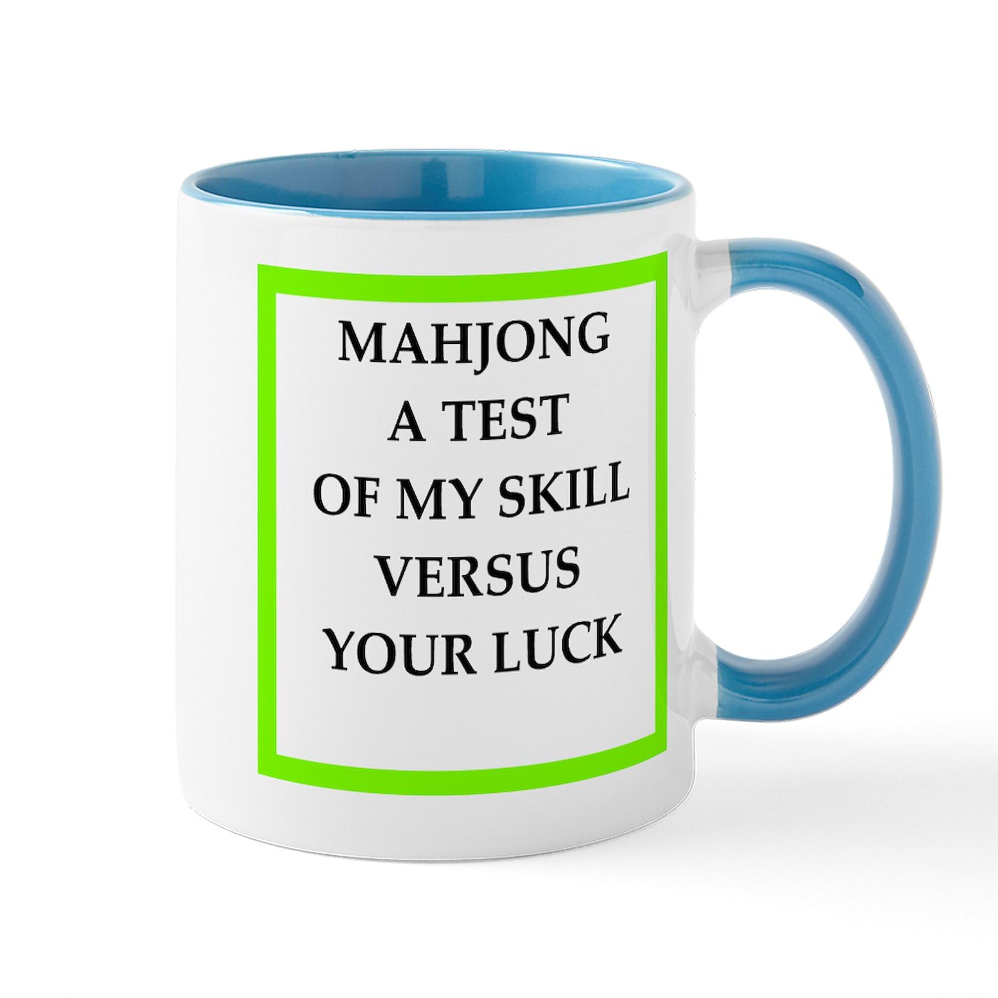 Mahjong Themed 11 oz (325 ml) Ceramic Coffee Mug - Perfect for Tea, Coffee & Gifts | CafePress
