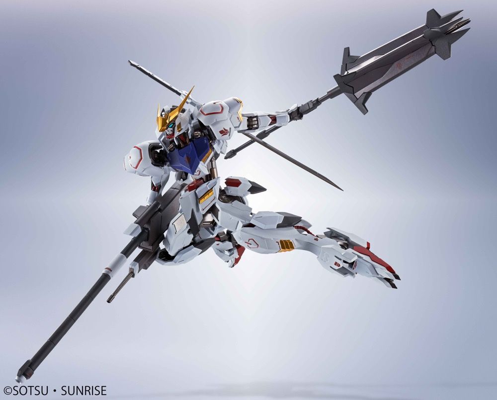 Bandai Metal Robot Spirits Gundam Iron Blooded Orphans ASW-G-08 Gundam Barbatos (1st-4th Form) Action Figure - High-Quality Collectible Model Kit for Anime Fans & Display | Perfect for Home Decor, Office Display & Gundam Collections