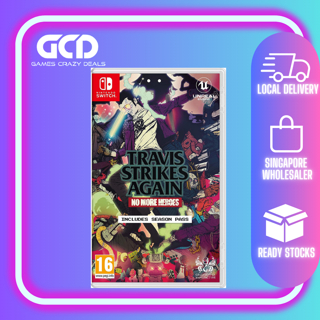 Nintendo Switch Travis Strikes Again: No More Heroes - Action Adventure Game for Nintendo Switch | Perfect for Home Entertainment & Gaming Parties