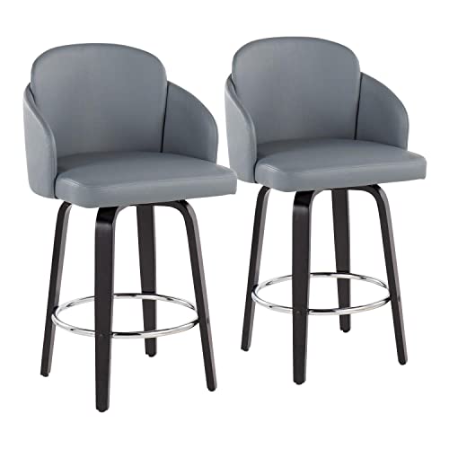 Grey Faux Leather
