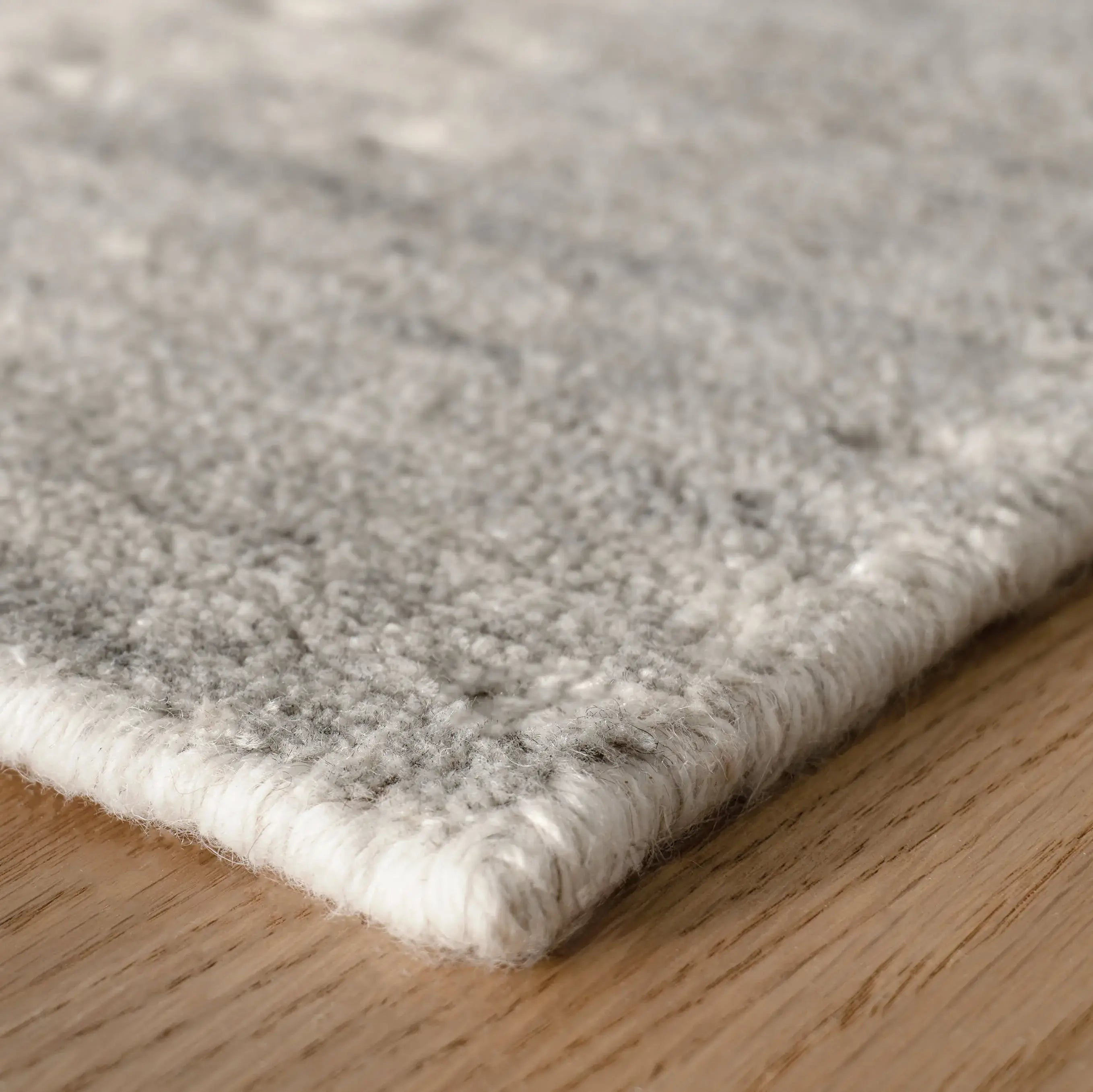 Dash & Albert Bennett Grey Handwoven Wool Rug - Soft & Durable Area Rug for Living Room, Bedroom, Dining Room - Perfect for Home Decor & Cozy Spaces